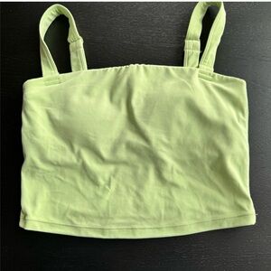 Cloud II Strapless Lime Green Crop Top — Sleek Summer Staple